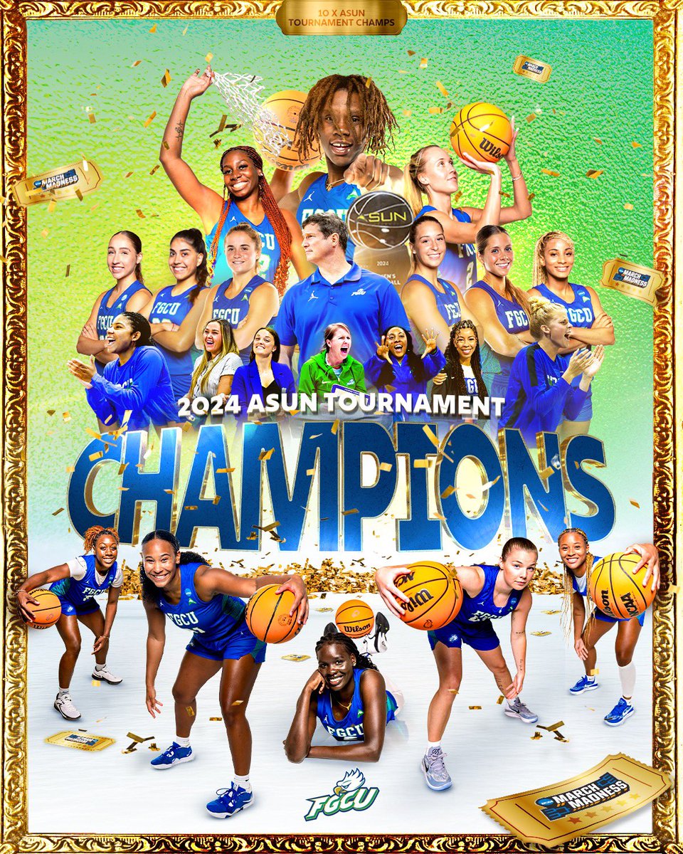 FGCU_WBB's tweet image. This will never get old!

The Eagles are 𝗚𝗢𝗜𝗡𝗚 𝗗𝗔𝗡𝗖𝗜𝗡𝗚 for the 7th straight year!!

#Raining3s