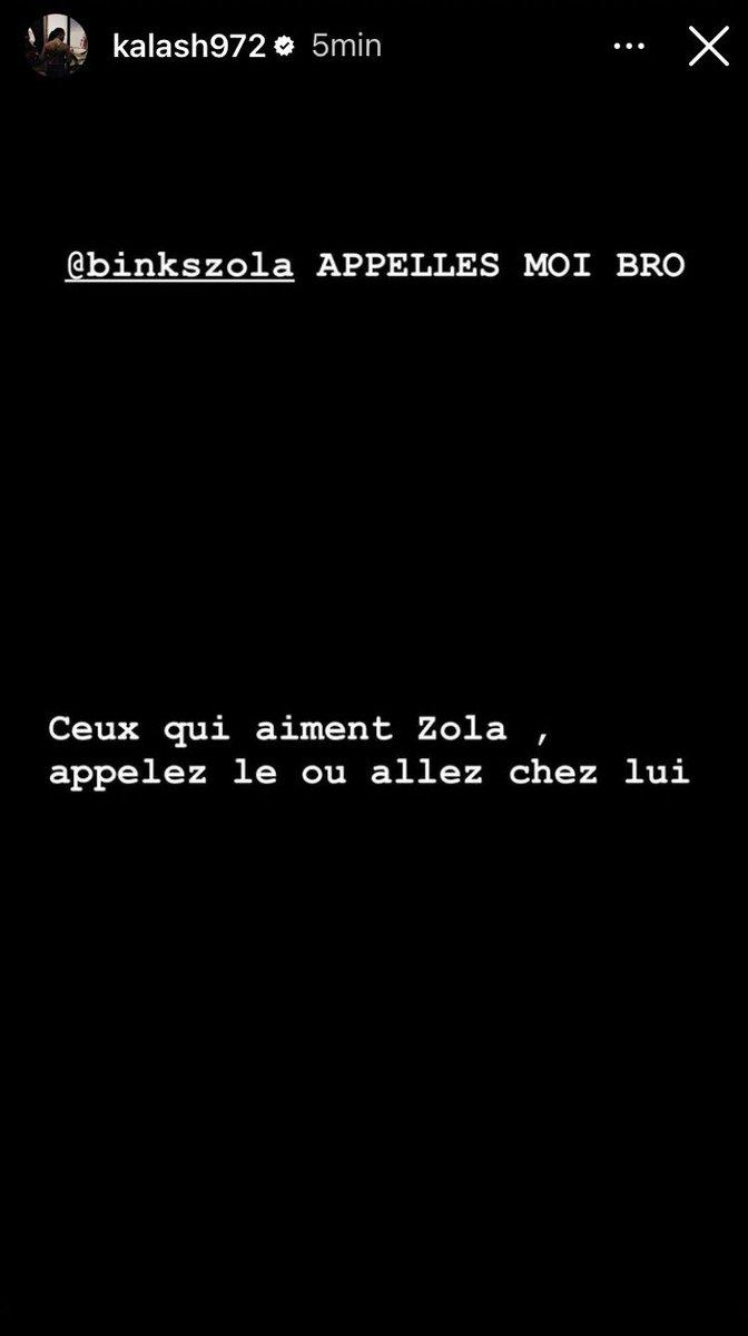 RapFrActus's tweet photo. Grosse force à ZOLA j’espère qu’il ne lui est rien arrivé de grave et qu’il n’a pas commis d’acte irréparable 

Si des proches ont des nouvelles… 🙏 https://t.co/K61pTsygJ6