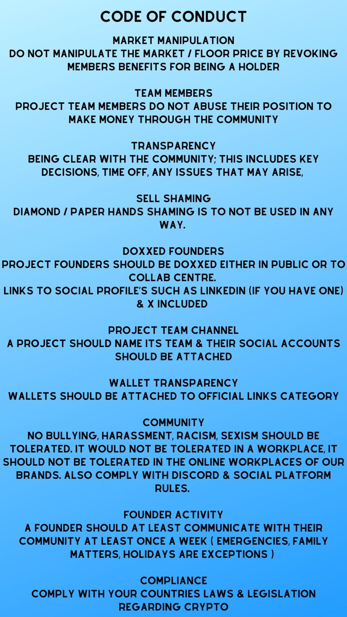 ⚖️ Upholding integrity, fostering trust! Collab Centre's code of conduct ensures transparency, fairness, and respect for all. Join us in promoting a culture of accountability and inclusivity in the crypto space! #TrustAndRespect #CryptoCulture