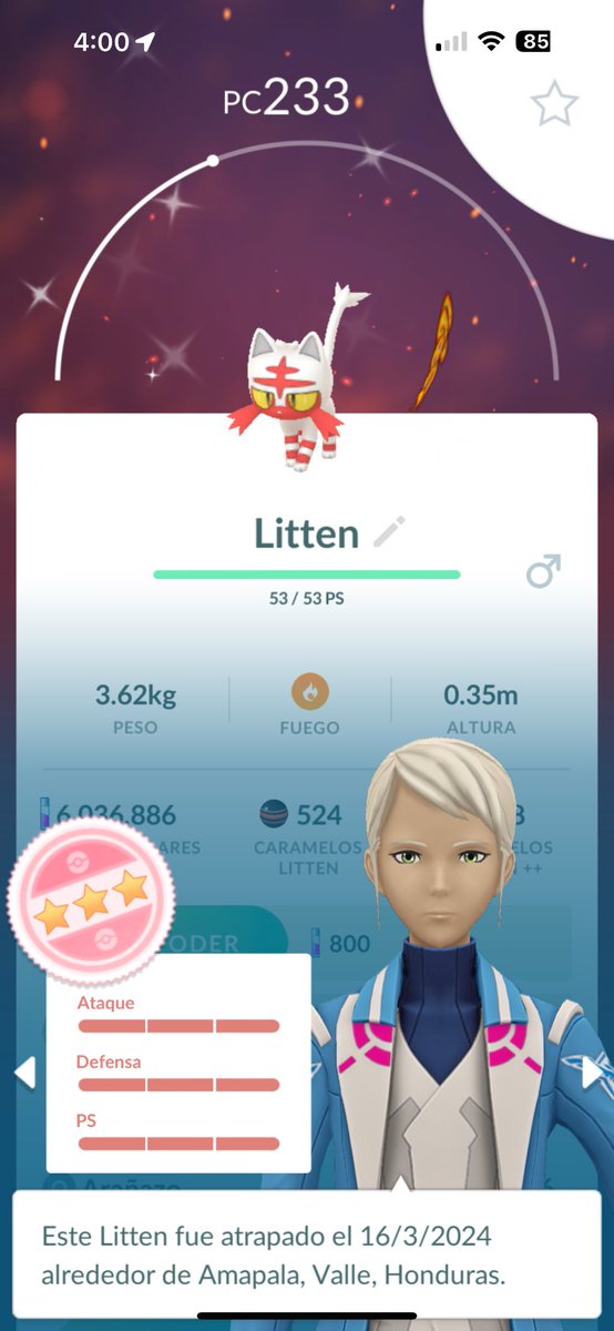 trainer504's tweet photo. No me lo creo! 😱 Mi primer shiny 💯 #PokemonGo @PokemonGoApp @PokemonGOespana https://t.co/Nn2vjSz1XF