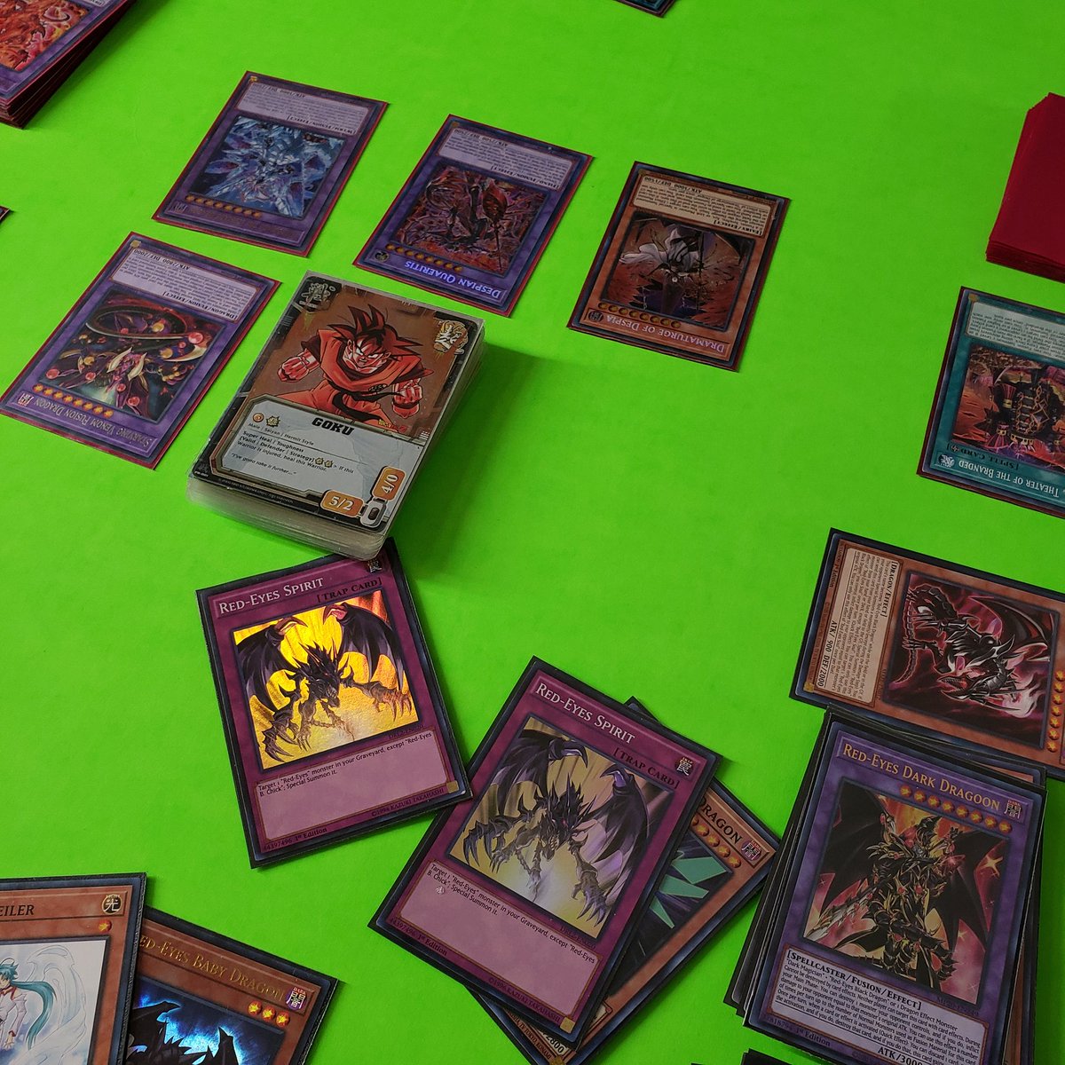 Red Eyes Dark Dragoon can't stop a Hand of Branded Fusion, Branded Theater, Super Poly , and a Fallen of  Albaz all at once . #yugioh #fallenofalbaz #redeyesdarkdragoon