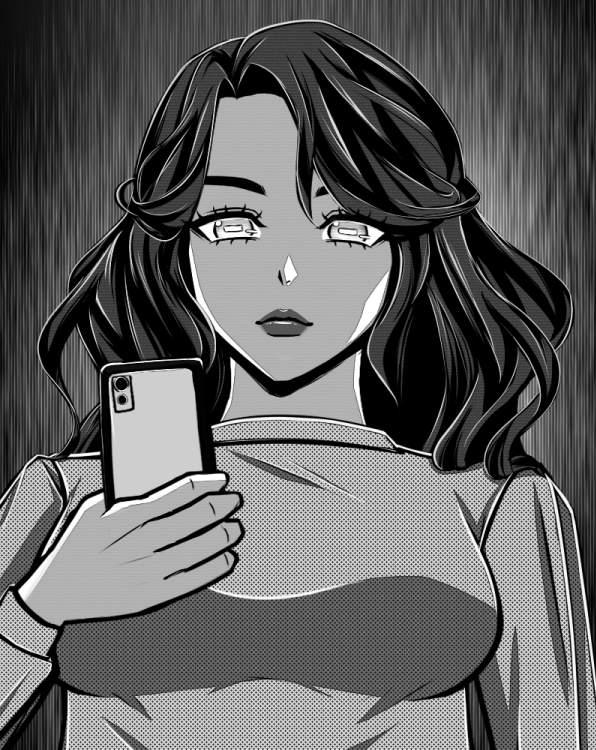 One of the panels in my upcoming webtoon that precedes my project 'The Doctrine of Perseverance.' #WEBTOON #manga #digitalart