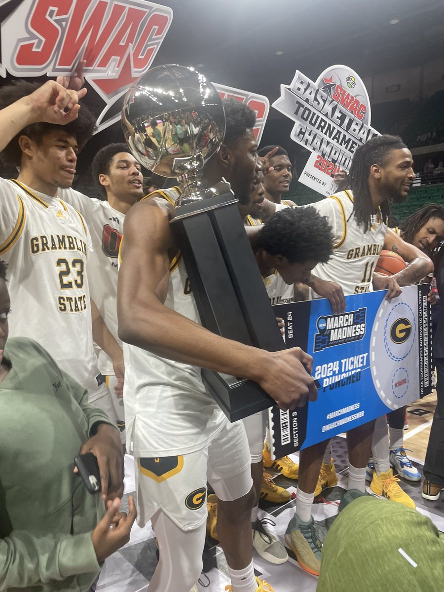BlackCollegeExp's tweet image. Your 2024 @theswac MBB Tournament Champions @GSU_TIGERS