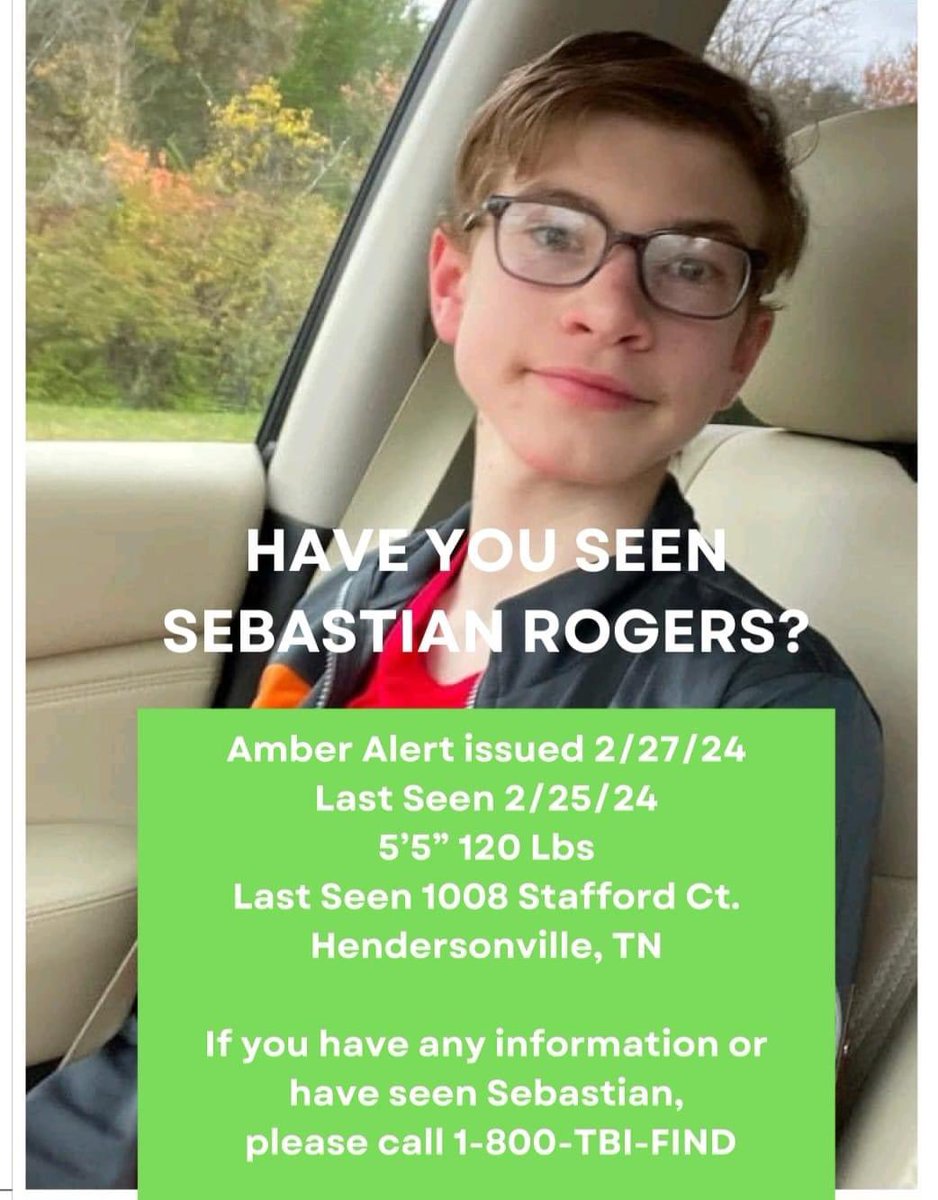 rjschr128's tweet photo. @OfficialOPLive Missing teen from Hendersonville, TN, please BOLO. https://t.co/YsC5zH2qiW