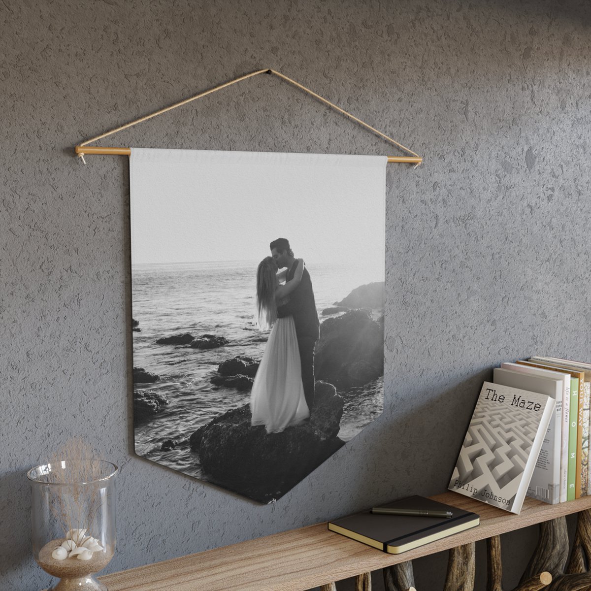 Commence your love story with our custom engagement pennant. Personalized with a picture from your special day, it's a cherished memento of your journey together. Treat yourselves or surprise a newly engaged couple with this timeless gift.
#giftsforwife #giftsforhusband #couples