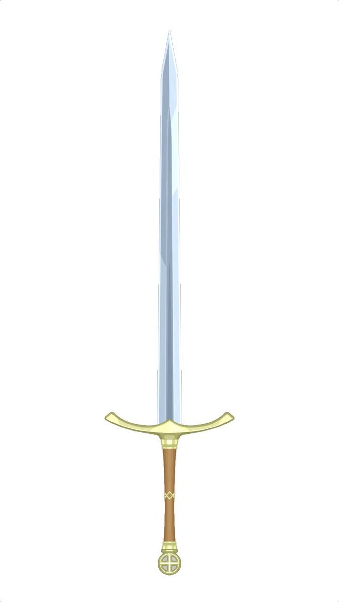 00quanta's tweet photo. #swordmaker で、
エクスカリバーっぽいの作ってみた✨
本家アーサー王伝説に近いシンプルな感じのエクスカリバーをイメージ✨ https://t.co/9e6c7fnel9