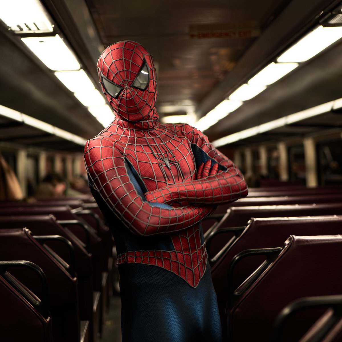 tynamiteyt's tweet image. The Webbed Suit #spiderman #raimi #cosplay #spiderman4