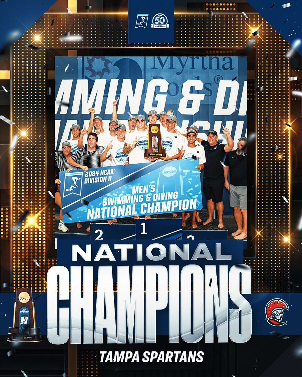 History. Made.

For the first time in program history, @TampaSwimming wins the NCAA Division II Swimming & Diving National Championship.

#D2MSD | #MakeItYours