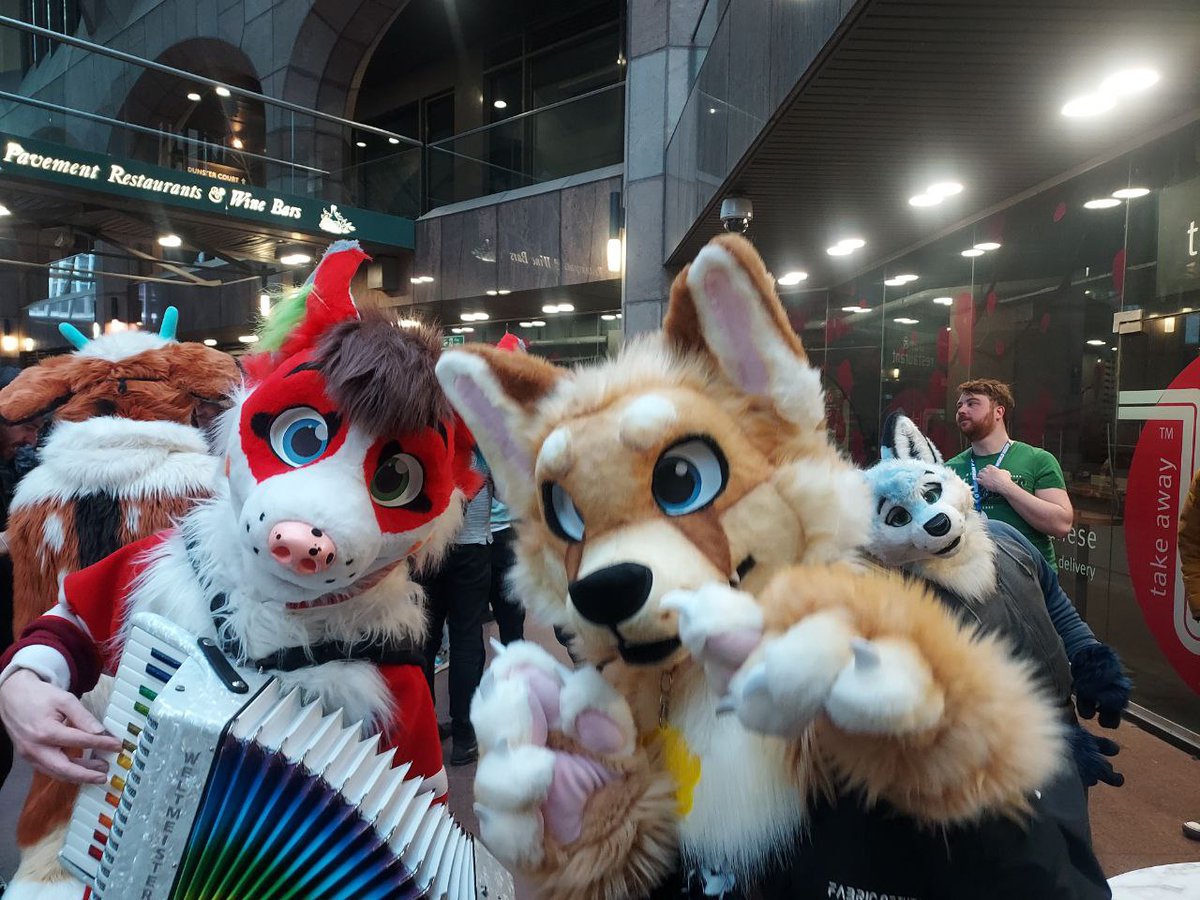 CerriFox's tweet photo. May have gotten to meet the legendary Accordion himself, @FoxxoKeys, thank you for the live performance, I love the funny noise box machine verily muchly 🦊❤️

📸 @Atatatlas https://t.co/RAXmFzieCR