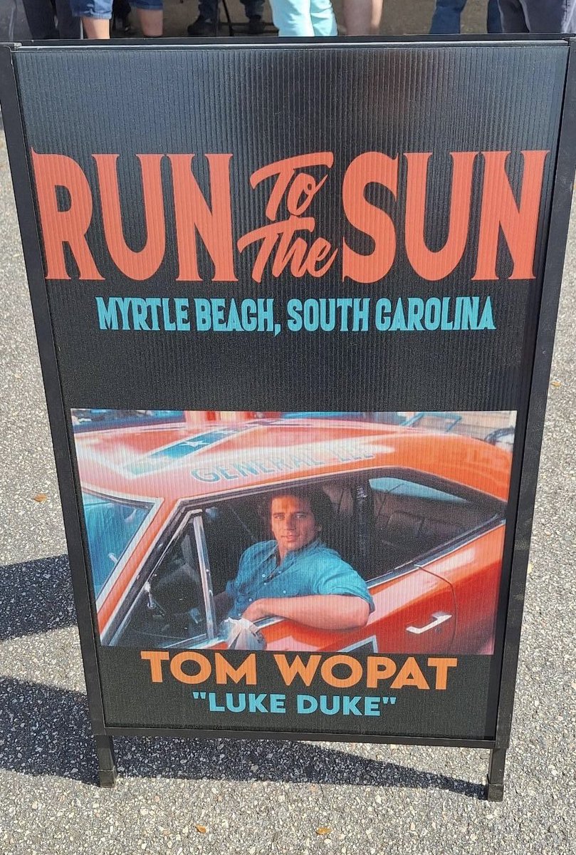Thanks to everyone who came by Tom’s booth at the Run to the Sun Car Show in Myrtle Beach, SC this weekend! He had a blast meeting all of you!