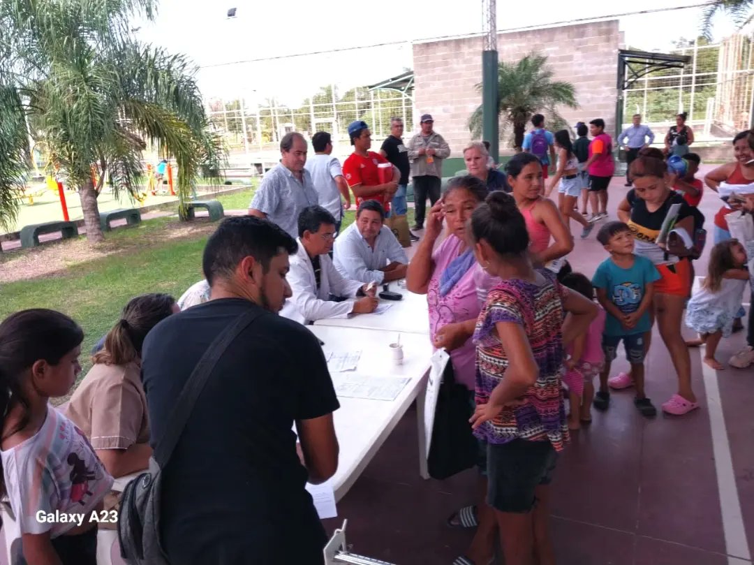 ✅Exitoso Operativo de Salud en el Centro Deportivo Papa Francisco del barrio #Montaña. Gracias a todos! 🙌 

#SubsecretaríaDeSaludPública <a href="/saludcorrientes/">Ministerio de Salud Pública</a> <a href="/CorrientesGob/">Gobierno de Corrientes</a> <a href="/gustavovaldesok/">Gustavo Valdés</a> @opdesaludctes