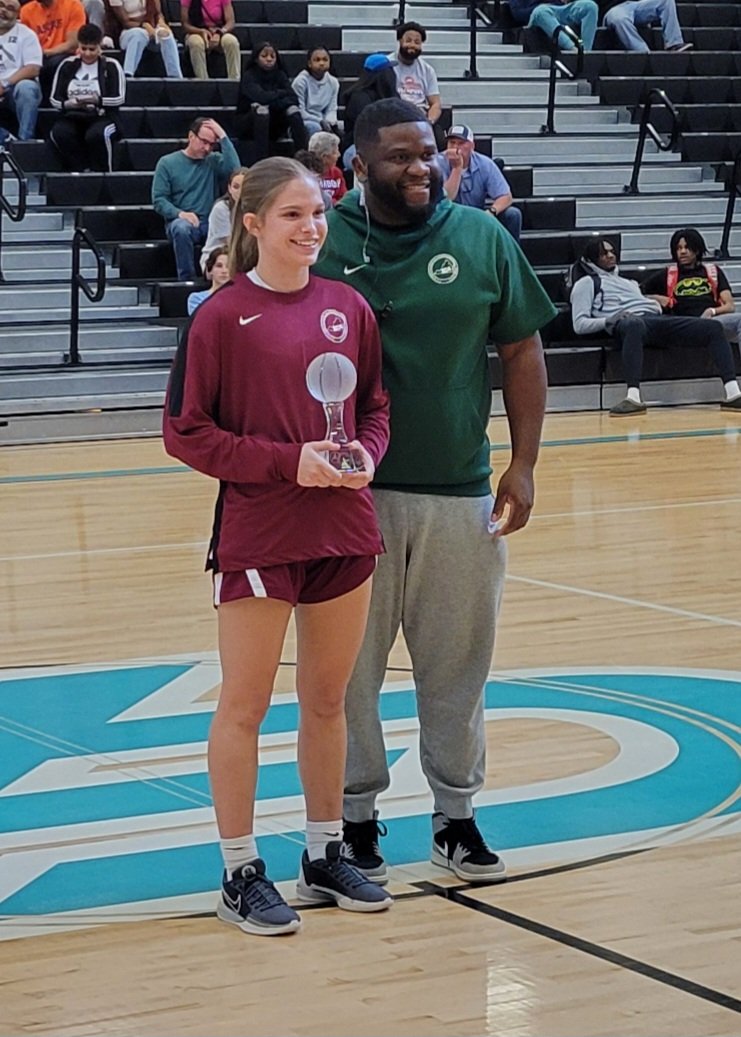 James River GBB (@jrhs_gbb) on Twitter photo The <a href="/804AllStarGame/">804 All-Star Game</a> 3 point champ is our very own Katrina Scholtz <a href="/KatrinaScholtz/">Katrina Scholtz</a>.
#sharpshooter. The <a href="/804AllStarGame/">804 All-Star Game</a> 3 point champ is our very own Katrina Scholtz <a href="/KatrinaScholtz/">Katrina Scholtz</a>.
#sharpshooter.