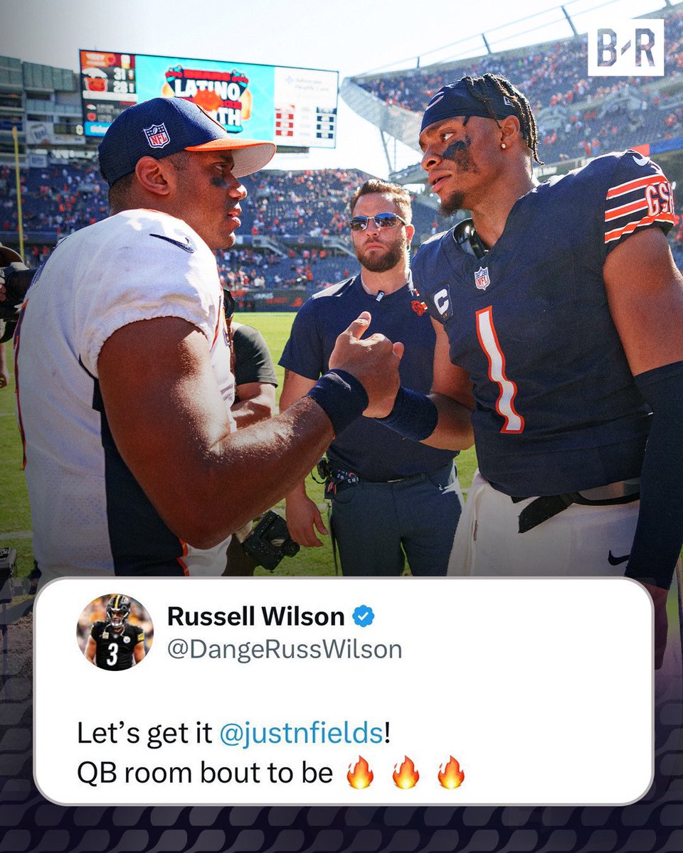 Russell Wilson is HYPED for Steelers new QB room with Fields 🔥
