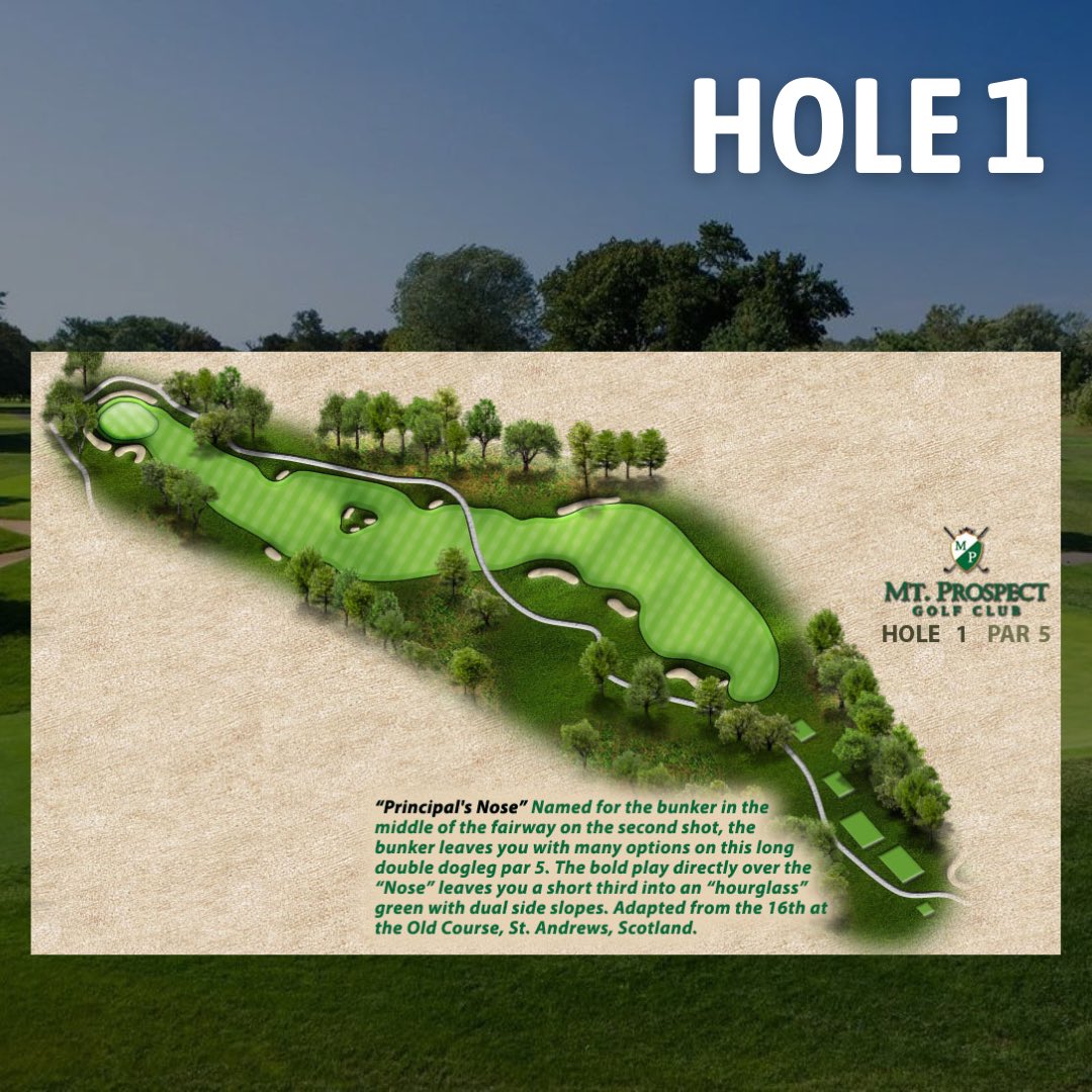 MtProspectGC's tweet photo. Step up to the tee, and get ready to conquer Hole 1! ⛳️🏌️♂️.
.
.
#golf #mtprospect #mpgc #illinoisgolf #chicagogolf #mtprospectgc #golfers #golfforeever #golfcourse #golflife #golfpro #golflife #golfseason #golfholes #golfarchitecture #famousgolfholes https://t.co/GzRnpkoqO5