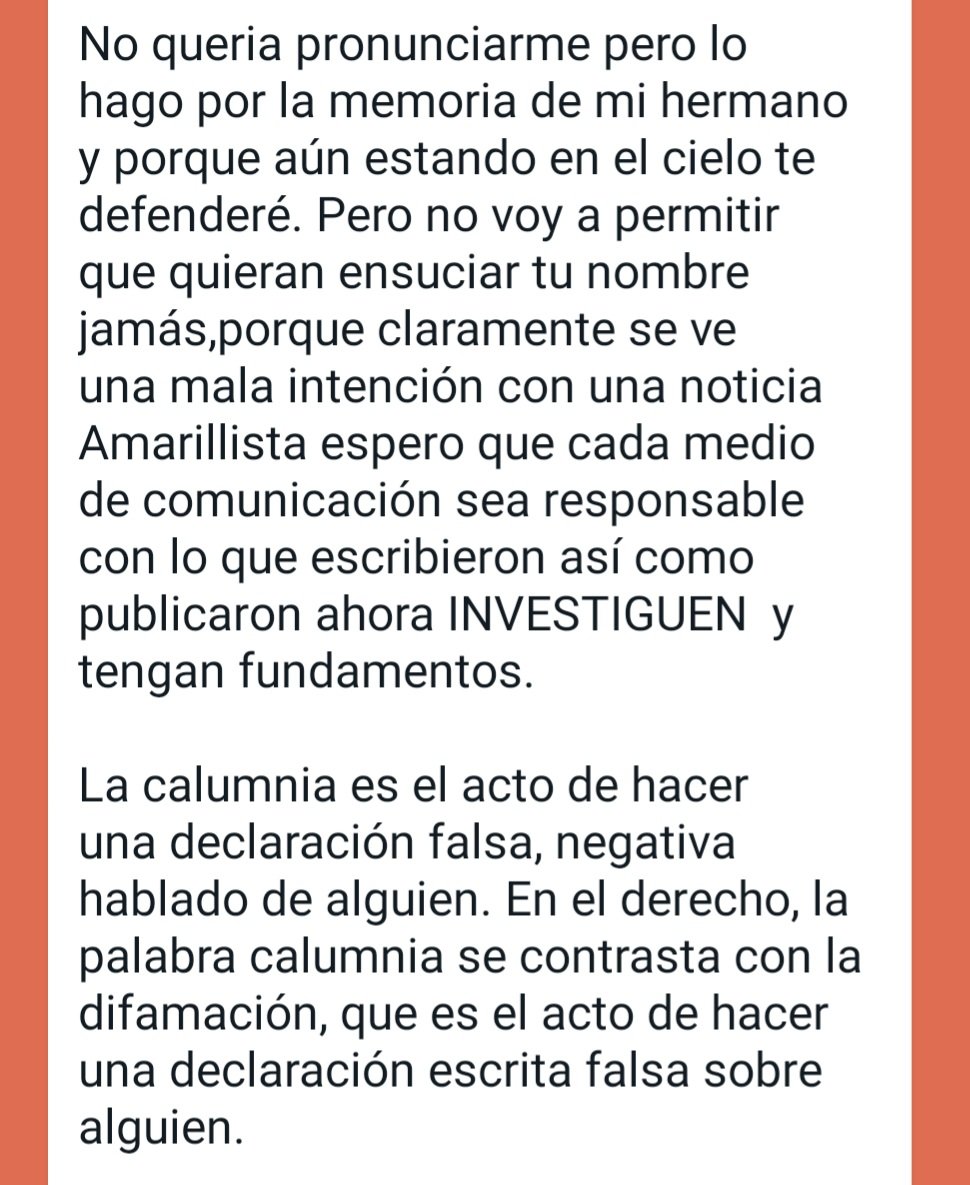 elsemanarioec's tweet photo. ⛔️EN EL CASO PURGA EXISTEN CHATS SOBRE ASESIN4TO DE JONATHAN SÁNCHEZ "LA POLILLA" .
HERMANO DE LA POLILLA SE PRONUNCIA.
No queria pronunciarme pero lo hago por la memoria de mi hermano y porque aún estando en el cielo te defenderé. #JonathanSanchez #jonathansanchezlapolilla https://t.co/a3yafbGKhf