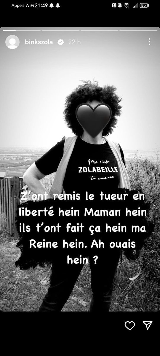 🇫🇷 FLASH - Le rappeur Zola est injoignable depuis plusieurs heures après la condamnation à un an de prison avec sursis de l’homme de 75 ans ayant renversé sa mère alors qu’elle circulait à vélo sur une piste cyclable en juin dernier. Ses amis et les internautes craignent le pire.