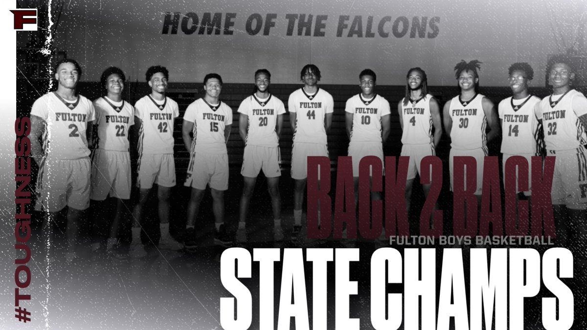 🏆 BACK 2 BACK!!! 🏆 Your FULTON FALCONS are STATE CHAMPS!!! 💍🦅 #missionaccomplished #toughness #FlyWithUs