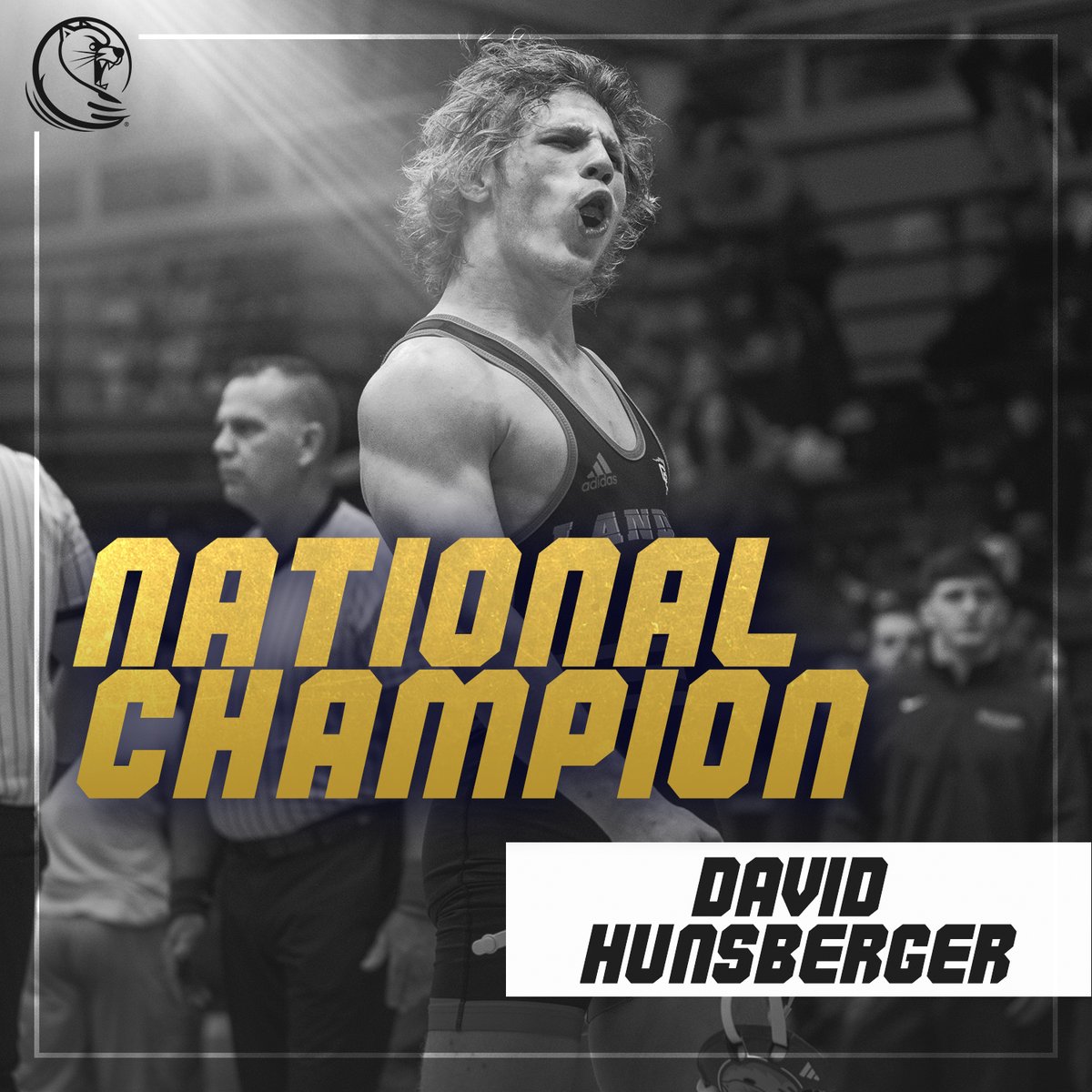 DAVID HUNSBERGER IS YOUR 165-LB NATIONAL CHAMPION!!!

He joins Zeth Brower as Bearcat National Champions!

#OneMoreStep | #cLawsUp