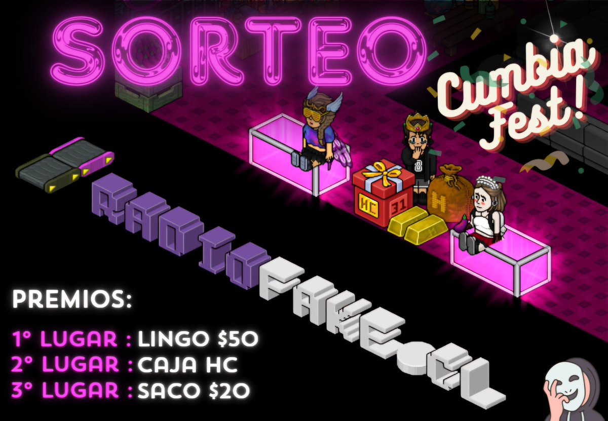 ALERTA DE SORTEO ⚠️⚠️

1° Lingo
2° Caja HC
3° Saco de $20

REQUISITOS PARA GANAR 
✅️ RT A LA PUBLICACIÓN 
✅️ MG A LA PUBLICACIÓN 
✅️ ETIQUETA A 2 AMIGOS 

SE SABRÁ EL GANADOR EL DÍA DEL EVENTO "CUMBIA FEST" EL 5 DE ABRIL 🍻