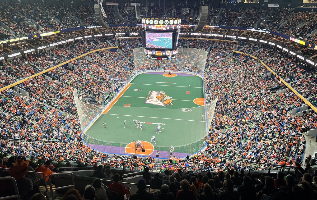 NLL (@nll) on Twitter photo 18,463 at Keybank Center for tonight's matchup between <a href="/TorontoRockLax/">Toronto Rock</a> and <a href="/NLLBandits/">Buffalo Bandits</a> 🤩 18,463 at Keybank Center for tonight's matchup between <a href="/TorontoRockLax/">Toronto Rock</a> and <a href="/NLLBandits/">Buffalo Bandits</a> 🤩
