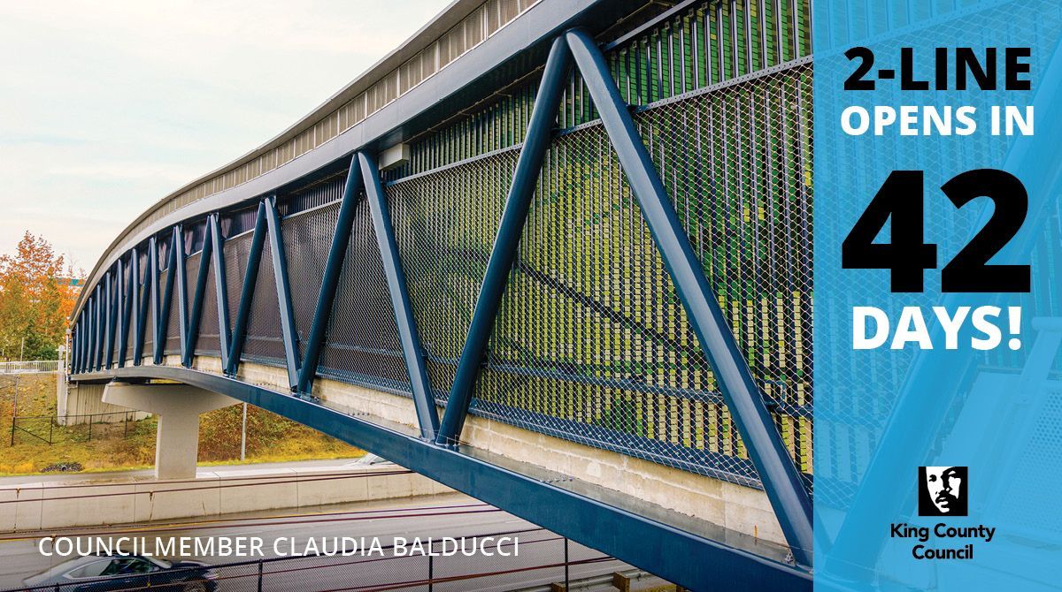 KccClaudia's tweet image. 42 days! Since 2015, over 2,600 new homes, a hotel, and nearly 250,000 SF of office space were built across from the Overlake Village Station in Esterra Park, a great example of how transit-oriented development creates vibrant neighborhoods! #2Line #CountdownContinues #TOD