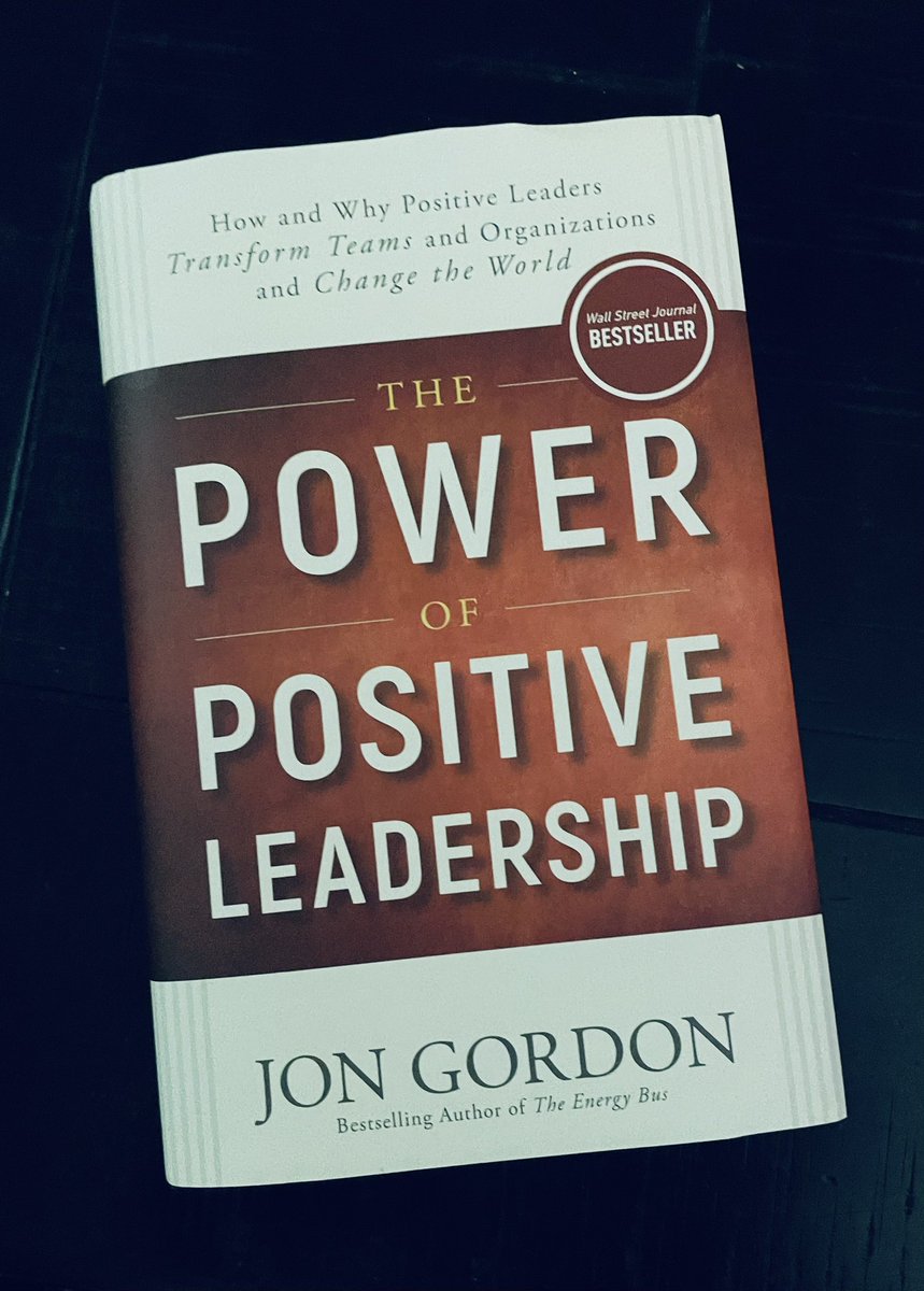 21_snutt's tweet photo. The 8th @JonGordon11 book I’ve read was a great reminder that positive leadership is a competitive advantage! #PositiveLeadership #BePositiveOnPurpose https://t.co/jlbYubuyFW