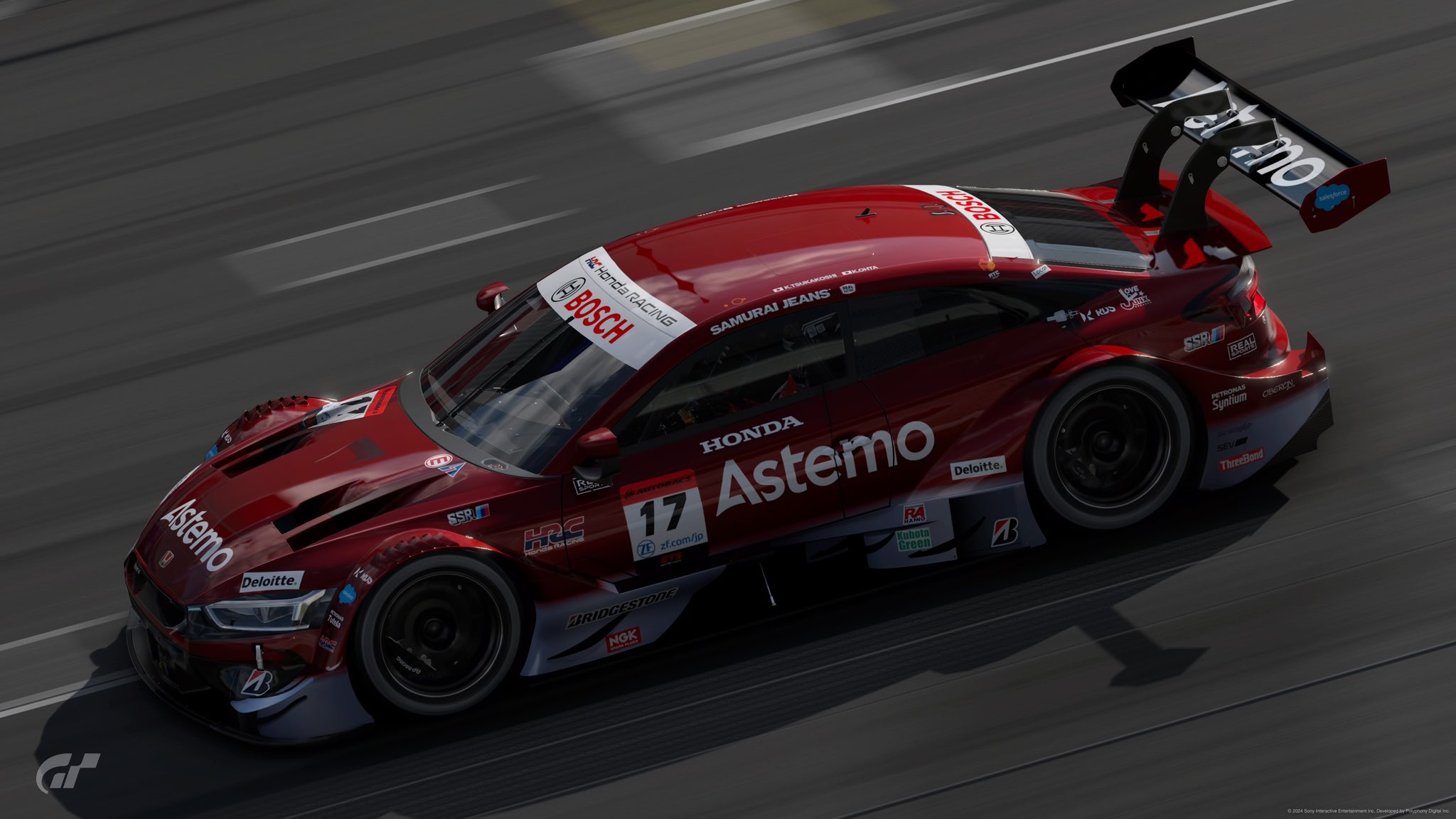 Astemoシビック タイプR-GT No.17 スーパーGT 2024 Astemo CIVIC TYPE R-GTが3位表彰台を獲得 | Honda.Racing
