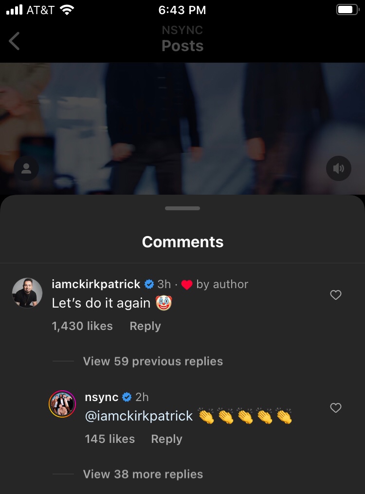 OneNsync's tweet image. 