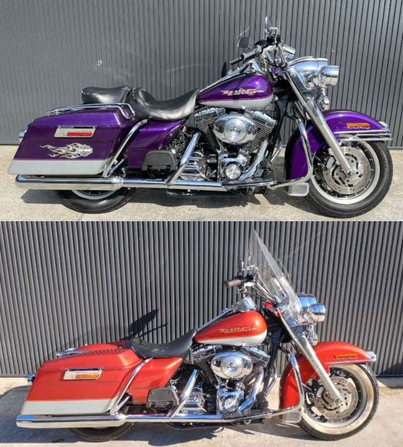 TISmotorcycle's tweet photo. 迫力のツインカムツアラー🔥
これからの季節、ツーリングの相棒に😍

★2001年TC88FLHR1450
★2000年TC88FLHR1450

TISは全車両、消費税込み、車検or予備車検付き‼️
気になる車両はお早めにご連絡を🤠
TISwebsite 　⇒　https://t.co/Qn0Nk3pCm5 https://t.co/FgfloXifo8