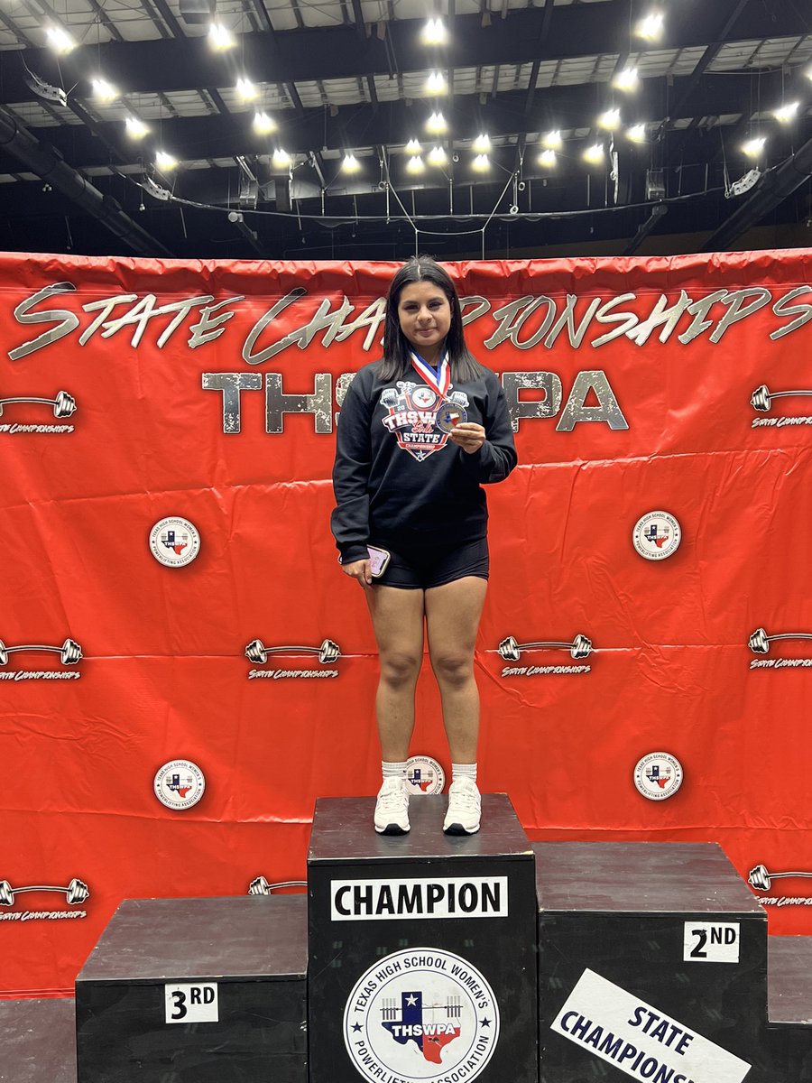 SagPowerlifting's tweet photo. A huge congratulations to the  THSWPA 5A Division 1 STATE CHAMPION in the 165 Pound Weight Class!!

FRANCIS ARROYO
#earntheright #eastside https://t.co/wcBysa8dj3