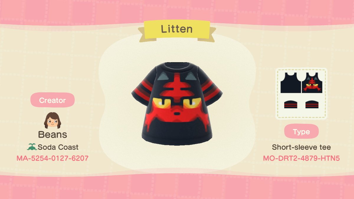 neengamer's tweet photo. inspired by today's community day!! #Litten #AnimalCrossing #ACNH #NintendoSwitch https://t.co/PV6ldLSrdR