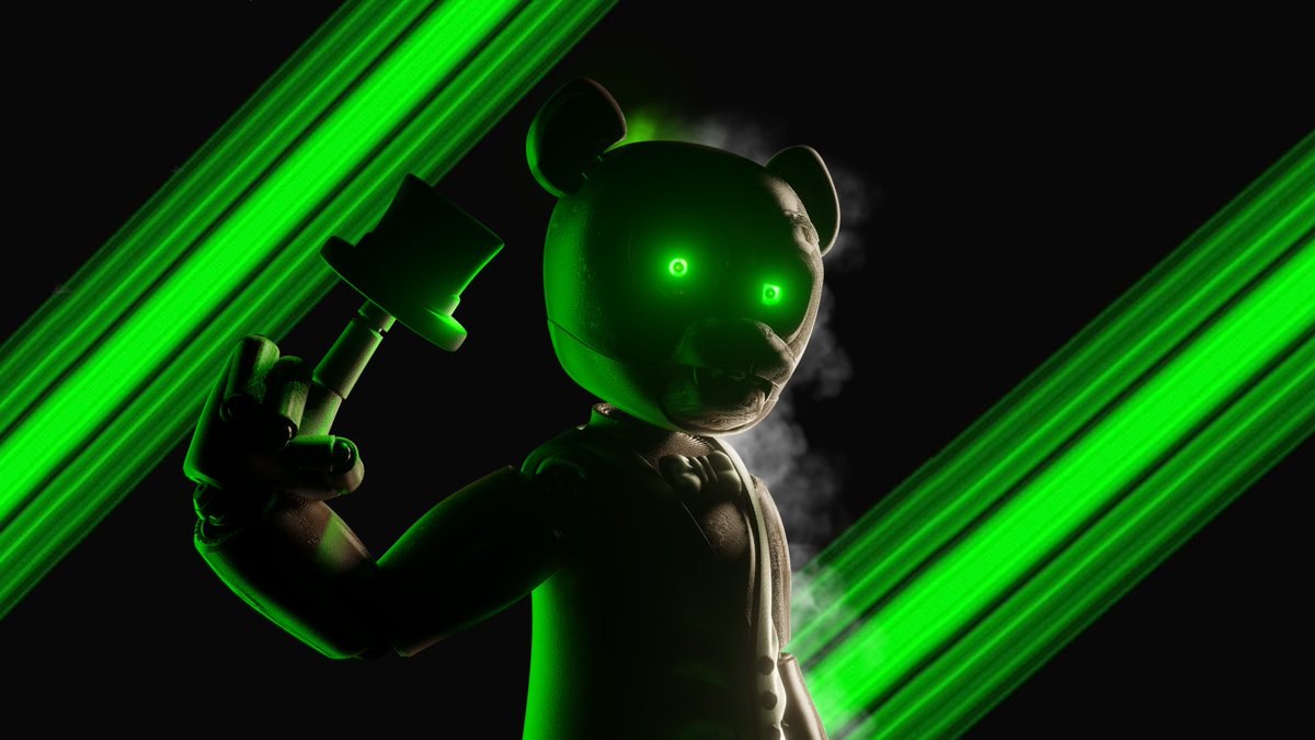 Arnie_Lezuli's tweet photo. WHO'S EXCITED FOR POPGOES EVERGREEN?!
Here's something I made, I hope you like it :D💚💚
(I don't own the model btwwww)
#fivenightsatfreddys #fnaf #fivenight #instagram #fivenightatfreddy #art #fnafart #popgoes #popgoesevergreen #popgoestheweasel #fnaffangame #blender #3dblender https://t.co/5S98gMvDWe