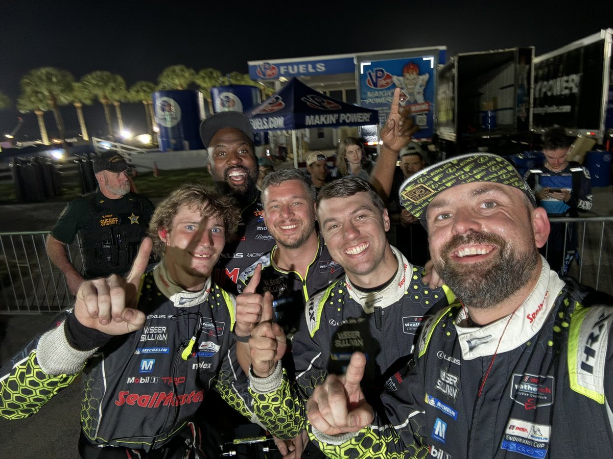 BoziTatarevic's tweet photo. We just won the 12 Hours of Sebring!!! https://t.co/7OoSOjazDq
