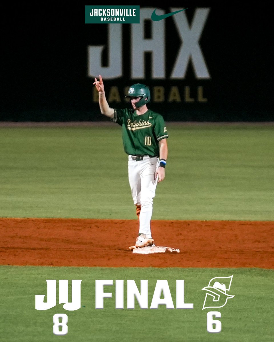That's a conference DUB for the first time this season 😤 #JUPhinsUp