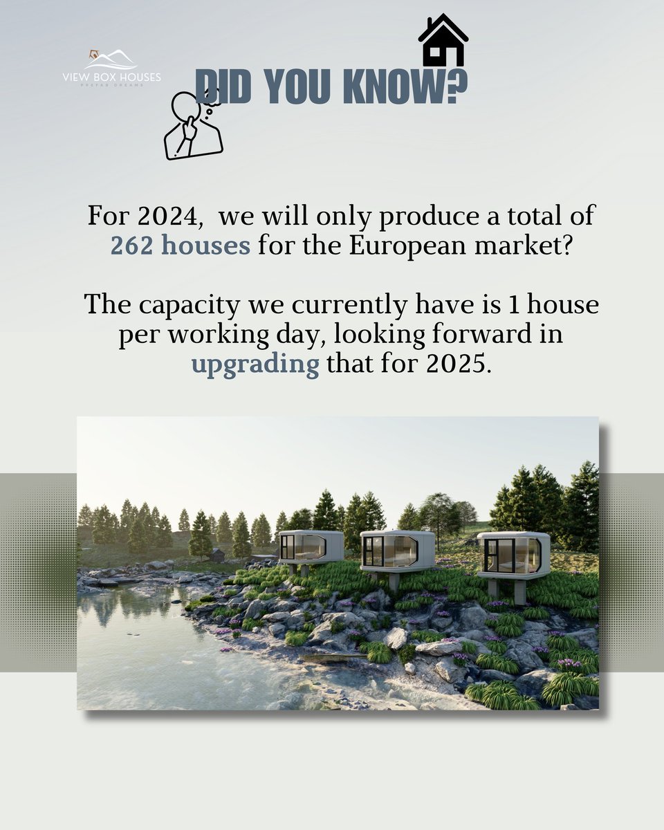 viewboxhouses's tweet photo. Experience the freedom of compact living with Capsule Houses! 🏡✨ Say goodbye to wasted space and hello to efficient design. Enjoy lower maintenance costs, eco-friendly features, and the flexibility to settle anywhere. Join the #CapsuleRevolution today! #TinyHomes https://t.co/9WNb4FuCVu