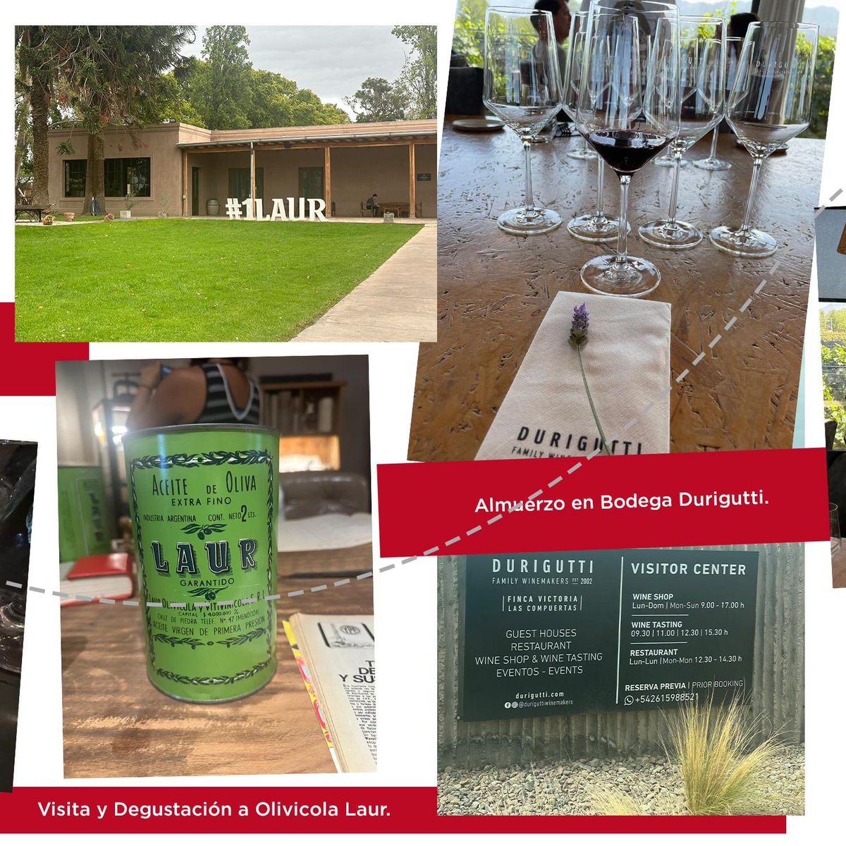 Del 8 al 10 de marzo, una delegación de <a href="/ApturChile/">APTUR Chile</a> , visitó la ciudad de Mendoza invitados por <a href="/VuelaJetSMART/">JetSMART</a> y <a href="/turismomendoza/">turismomendoza</a> , para conocer los atractivos de la ciudad, privilegiada en su gran calidad de vinos y una sabrosa y alta gastronomía.
Aquí algunas imágenes.