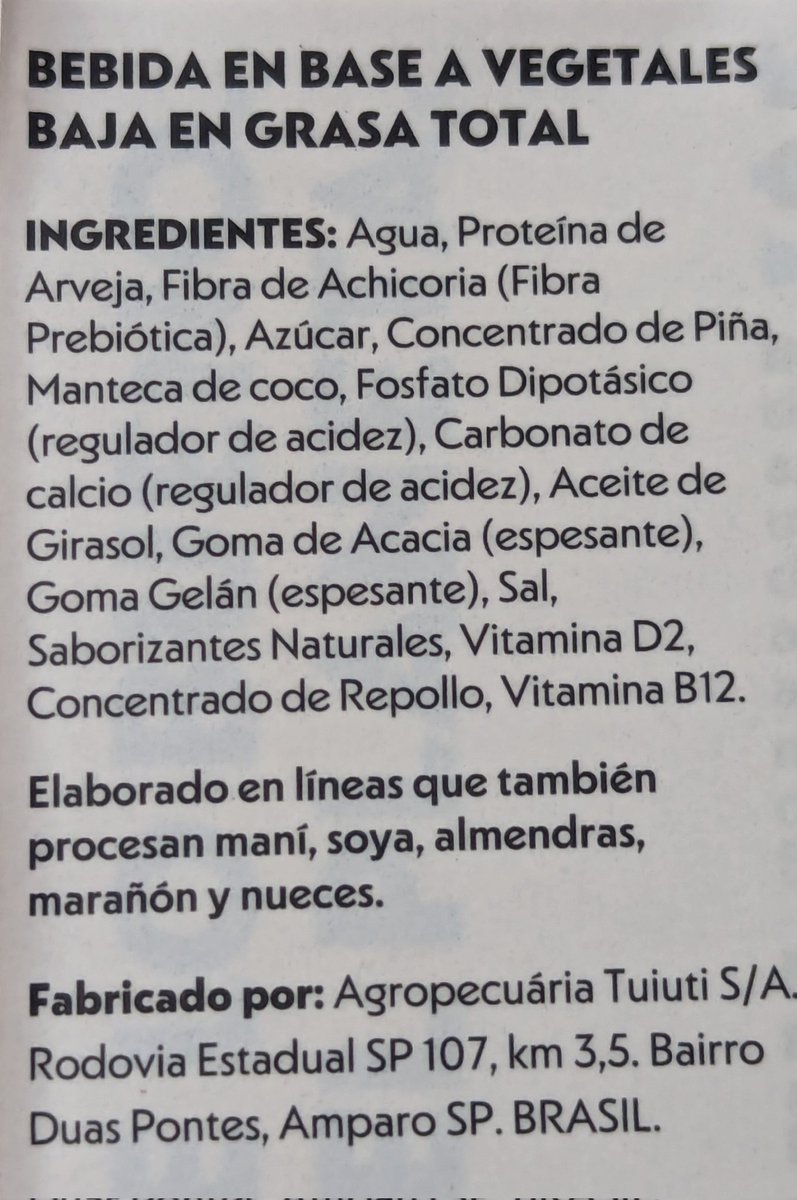 Chepe_Centro's tweet photo. Hoy en #Transitarte estaban regalando esta no-Leche.
Esta vara trae más ingredientes que la receta de la olla de carne de mi abuela. Habrá que probar y ver si cumple con la expectativa.
He probado leches de soya, de arroz, de almendras, de avena y de coco. Ninguna sabe a leche. https://t.co/78Gl66jJBr