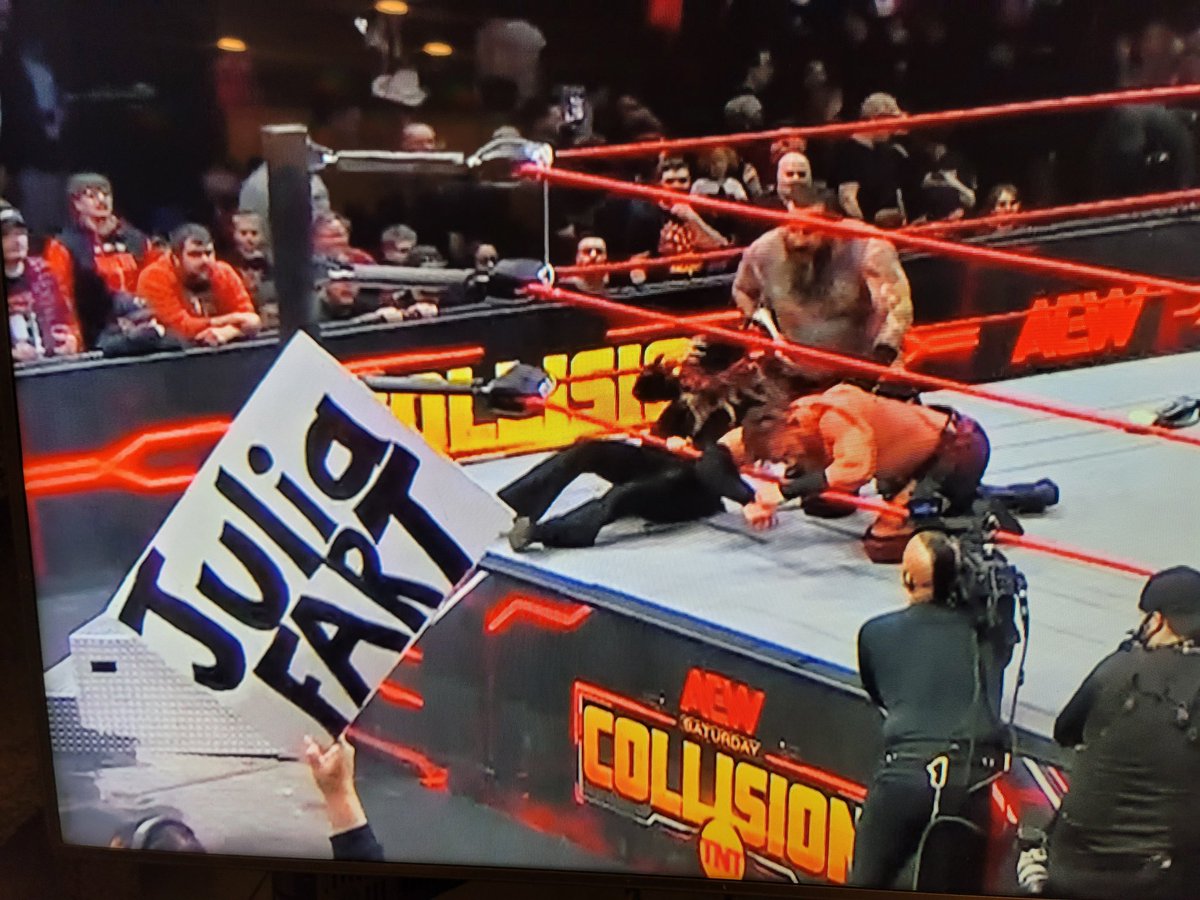 afi2win's tweet photo. #aewcollision 🏆 https://t.co/VMFHpLqPNo