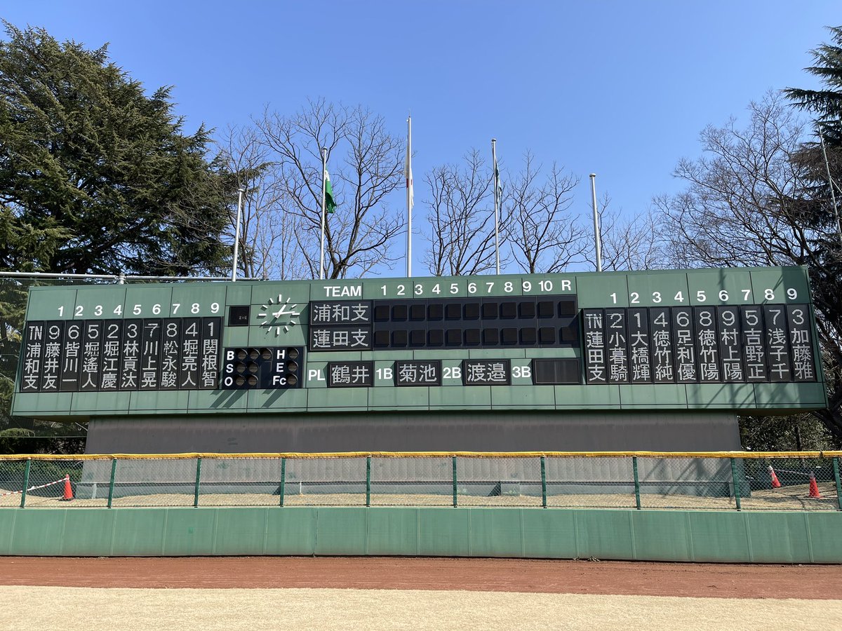 おはようございます☀
昨日の結果は、、、4-11と惨敗でした🥲
今シーズン初試合ということもあり初回から守備がボロボロで毎回失点、、、
高松予選までには課題を解消して万全な状態で迎えたいと思います🔥
応援にきて頂いた方々ありがとうございました！