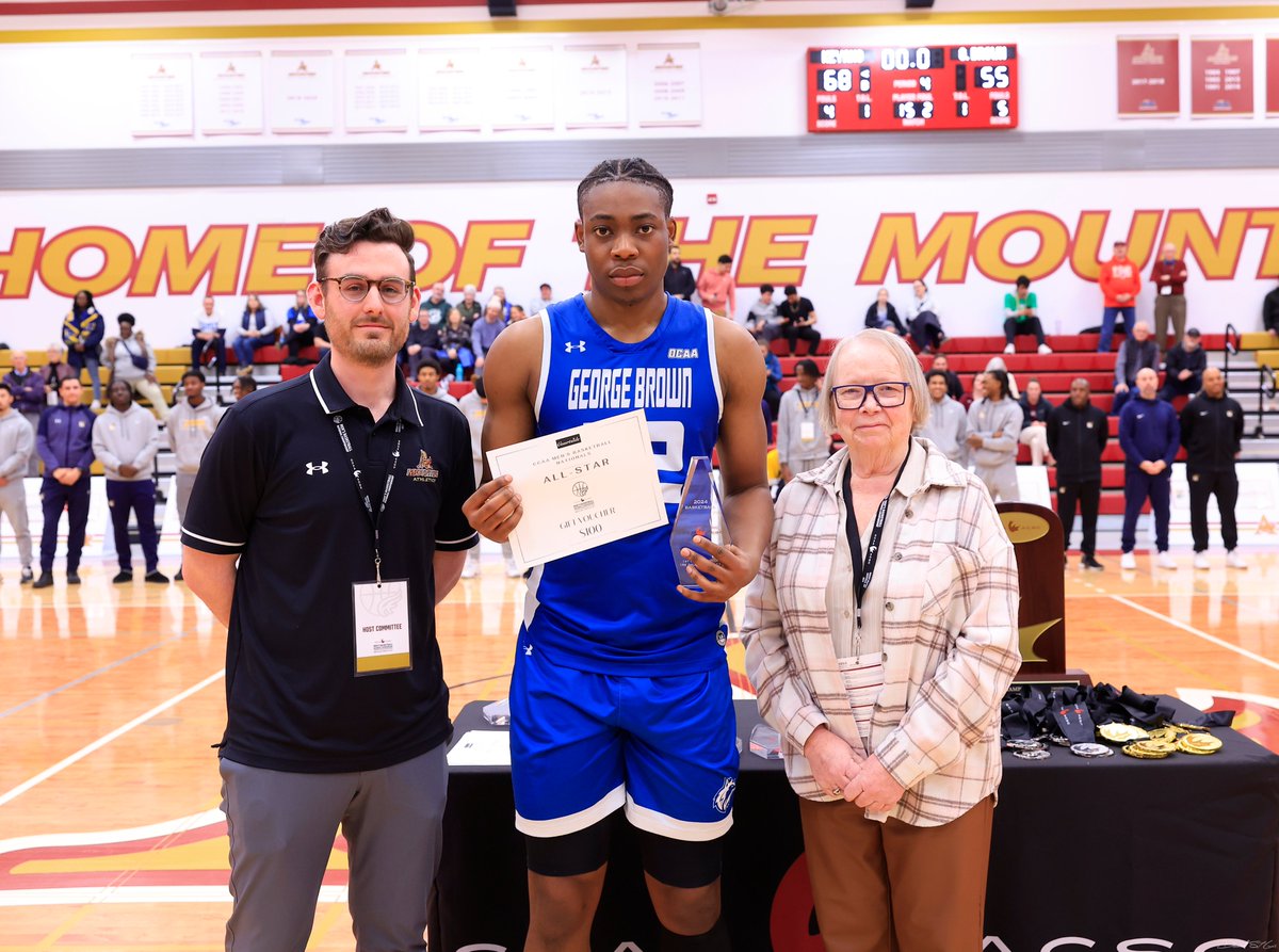 #CCAAmbb2024 | 1st team All-Stars 🏀 1e Équipe d'étoile du tournoi DJ Haynes, @keyanohuskies Jeremiah Brown, @GBC_Huskies Jalen Menzies, @HumberHawks Lucas Sheets, @CamosunChargers Christian Tabiri, @GBC_Huskies