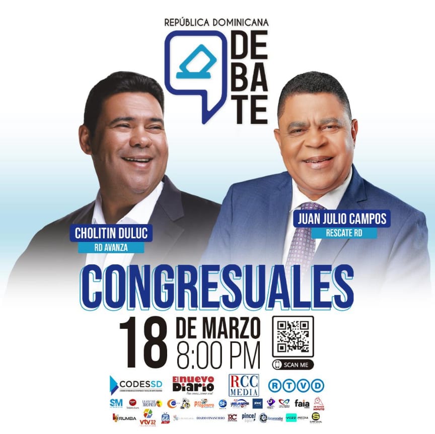 Gracias al CODESSD podemos disfrutar del Debate entre <a href="/juancamposv/">JUAN CAMPOS</a> y <a href="/CholitinDuluc/">Rafael Barón Duluc</a>.

Este lunes, los Altagracianos podrán ver por televisión abierta el manejo y el conocimiento de los exponentes sobre los temas a debatir esa noche.

JJVentura Vs Cholitín| El Debate ⏳