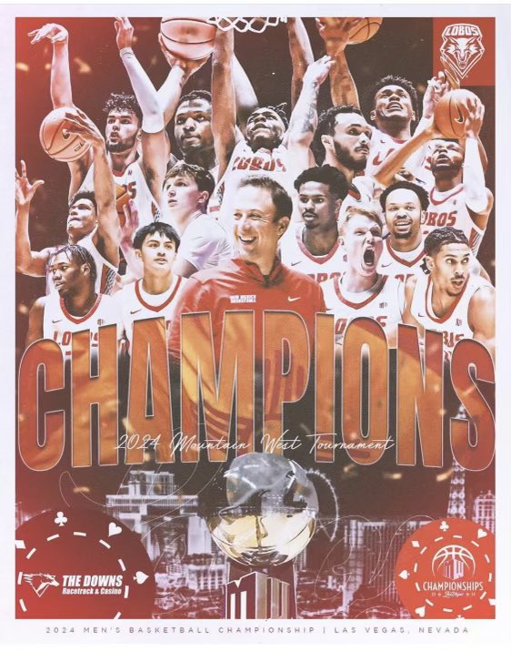 Congratulations to New Mexico Lobos Men’s Basketball Team:
Mountain West Champions 2024! Dust off those dancing shoes. #marchmadness2024 #UNMLobos #MountainWestChamps2024 #Onward <a href="/UNMLOBOS/">New Mexico Lobos</a> <a href="/UNMLoboMBB/">Lobo Basketball</a> #Legacy #WinningCulture