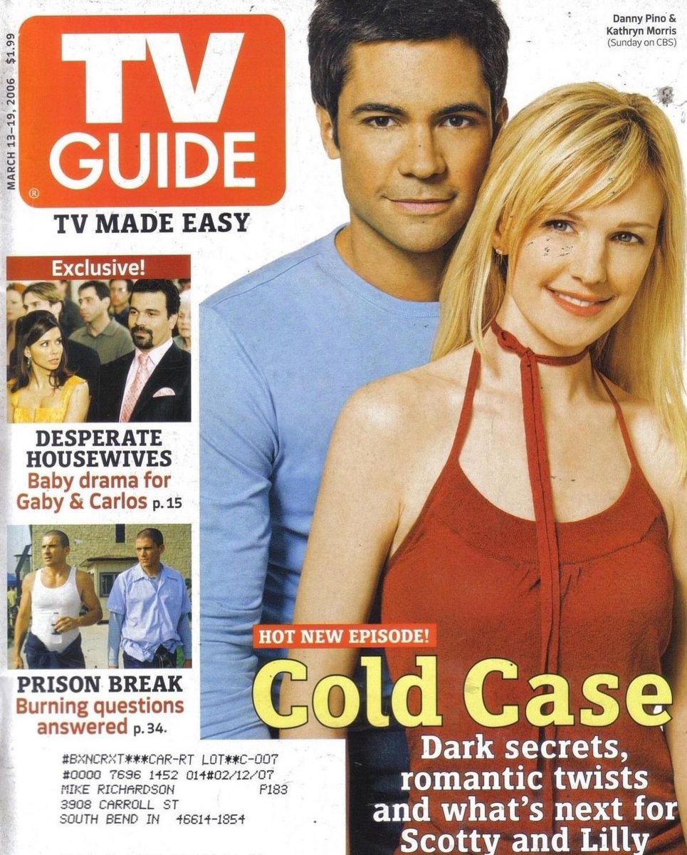 March of 2006 Danny and Kathryn graced the cover of TV Guide magazine. Back when those were still a thing. I actually still have a copy of this edition that I’ve kept in pristine condition. #TVGuide #TVGuideMagazine @TVGuideMagazine 

#eldannypino 
#thedannypino
#dannypino