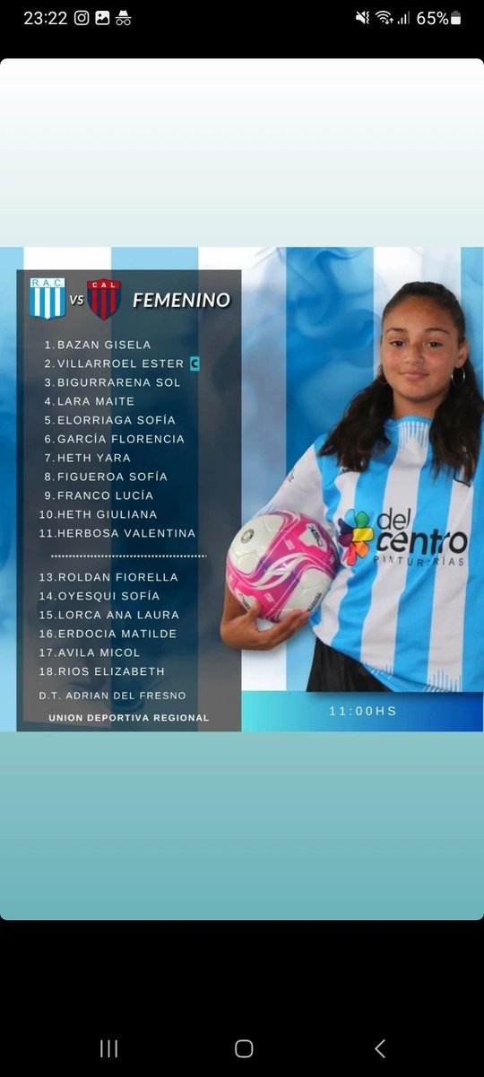 📋 Las convocadas para disputar el partido de mañana domingo 17/3 a las 11:00hs 

#VamosRacing22
