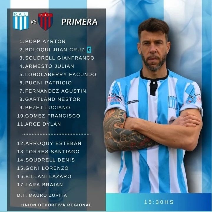 📋 Los convocados para disputar el partido de mañana domingo 17/3 a las 15:30hs

#VamosRacing22