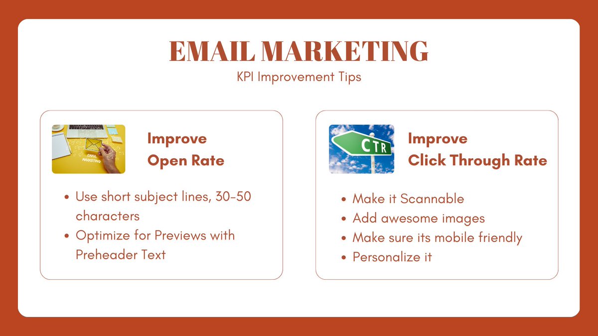 ShaebaCorp's tweet image. 🔍 Did you know? 

Open rate and CTR are two essential email marketing KPIs you just have to measure. 📈📊

Look through the infographic for tips to improve them! 📧✨

#EmailMarketingInsights #SpringCleanYourKnowledge #DataDrivenMarketing