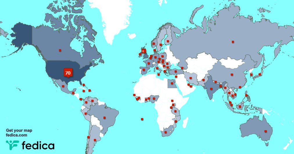 I have 1 new followers from Brazil 🇧🇷 last week. See fedica.com/!mjstolarczyk