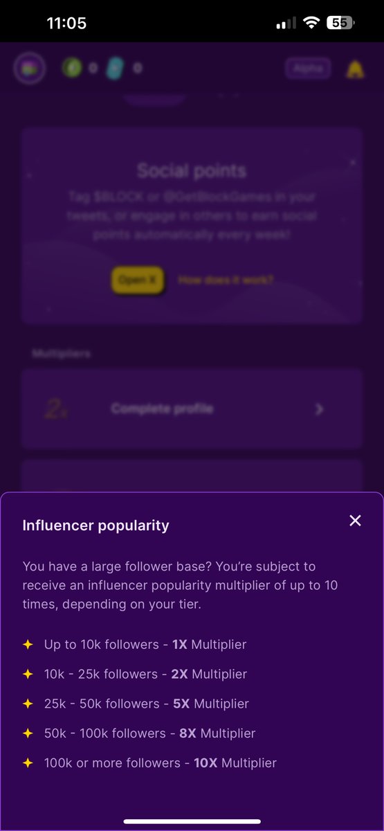 I am not against influencers. 
I am against shady influencers who would lie straight to your face in order that they gain for themselves. 

I tell you again, the multipliers they have gotten at an individual level/basis, DOES NOT multiply your $BLOCK points!! 
<a href="/GetBlockGames/">BlockGames</a>