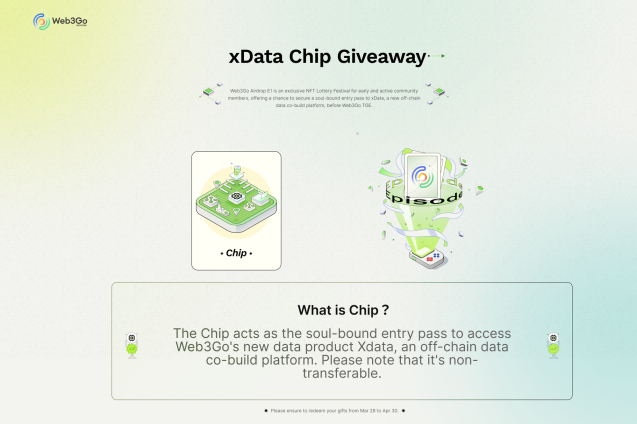 VNRetroactive's tweet photo. 🎁GIVEAWAY 3 xData Chip NFTs @Web3Go 

Retroactive Vietnam teaming up with @Web3Go for the DeDIN Spring event! Get ready for some exclusive xData Chip NFTs.

To enter:

1⃣Follow @Web3Go & @VNRetroactive
2⃣Like & Retweet & tag 3 friends
3⃣Comment your BSC address

⏰48H

Don't miss out on this opportunity! Let's make this spring unforgettable. #DeDINSpring #Giveaway