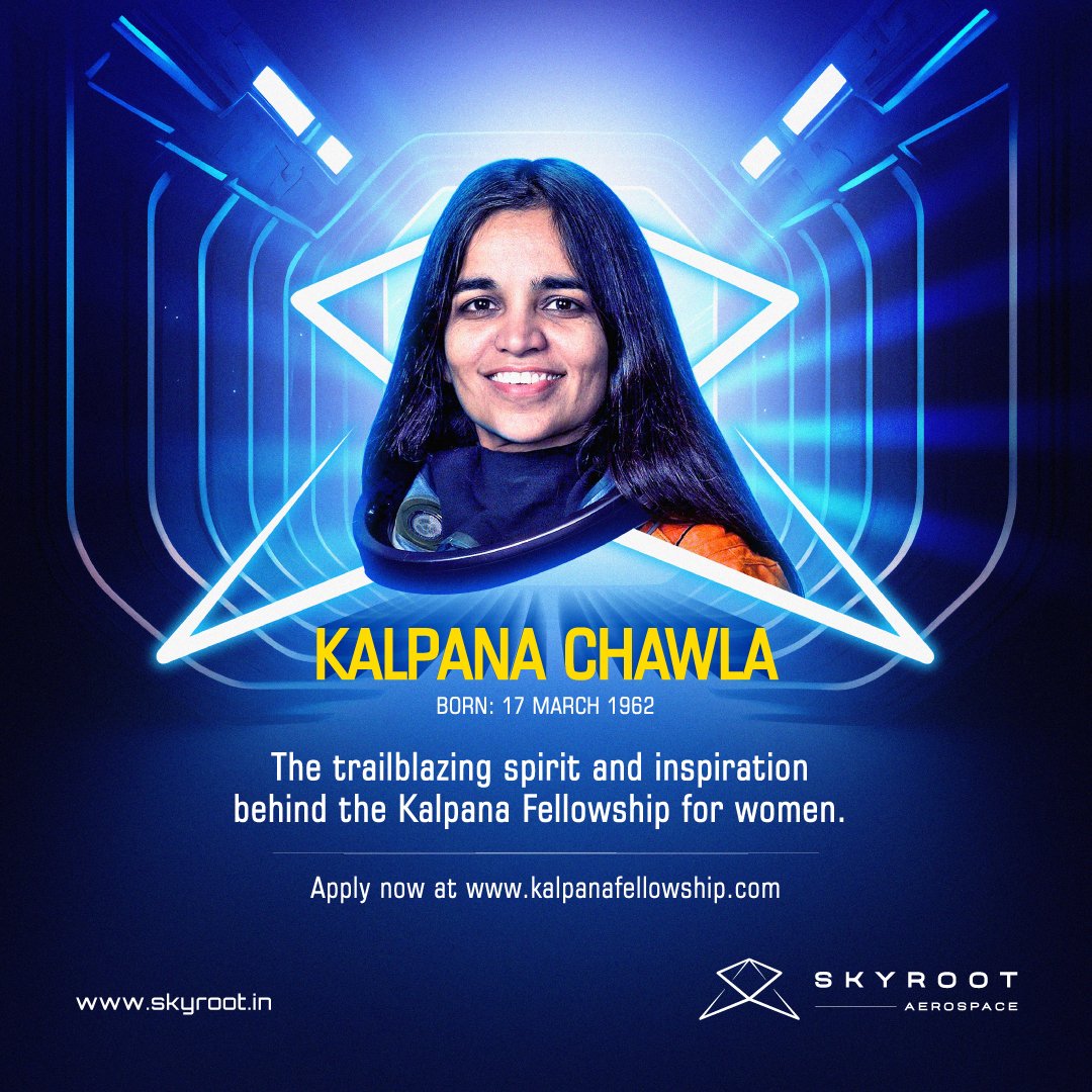 We pay homage to the pioneering spirit of astronaut #KalpanaChawla whose legacy of courage and determination lives on to inspire generations around the world, on her birthday. She is the inspiration behind our first of its kind Kalpana Fellowship for women engineers. Apply Now -